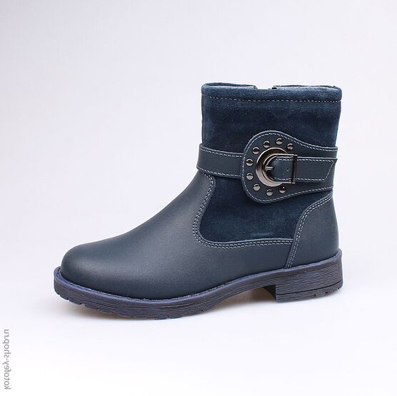 562040-32 Сапожки для девочки светло-синий