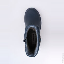 562040-32 Сапожки для девочки светло-синий фото №4