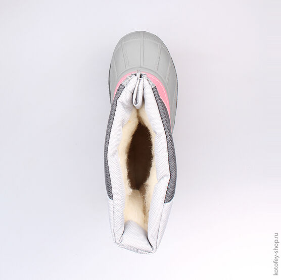 564052-41 Сноубутсы для девочки роз-сер фото №4