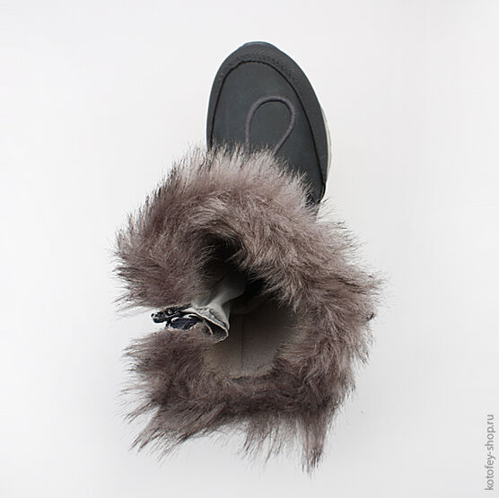 564920-45 Мембранные сапожки для девочки светло-синий фото №3