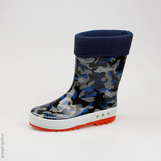 566066-11 Резиновые сапоги для мальчики светло-синий