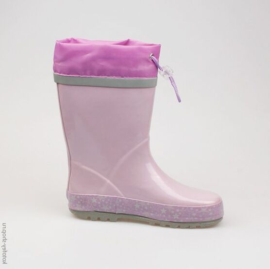 566083-11 Резиновые сапоги для девочки сиреневый фото №2