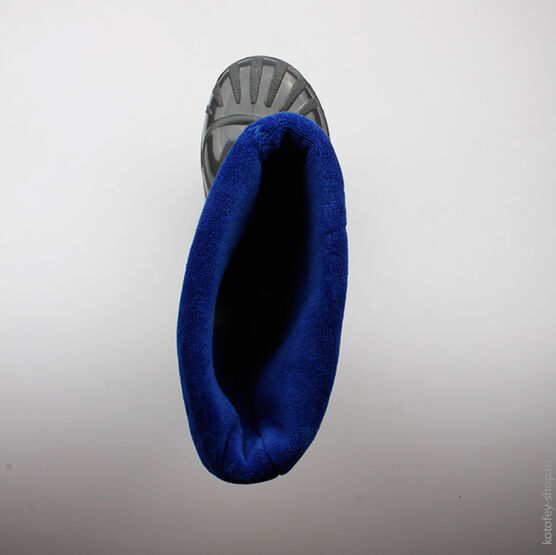 566096-11 Резиновые сапоги для мальчики серый фото №4