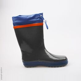 566104-11 Резиновые сапоги для мальчики сер-син фото №2