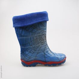 566107-11 Резиновые сапоги для мальчики светло-синий фото №2