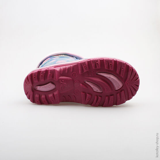 566111-11 Резиновые сапоги для девочки темно-синий фото №3