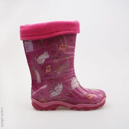 566112-11 Резиновые сапоги для девочки фуксия фото №2