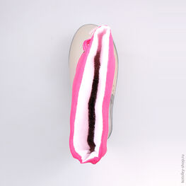 566117-11 Резиновые сапоги для девочки роз-сер фото №4