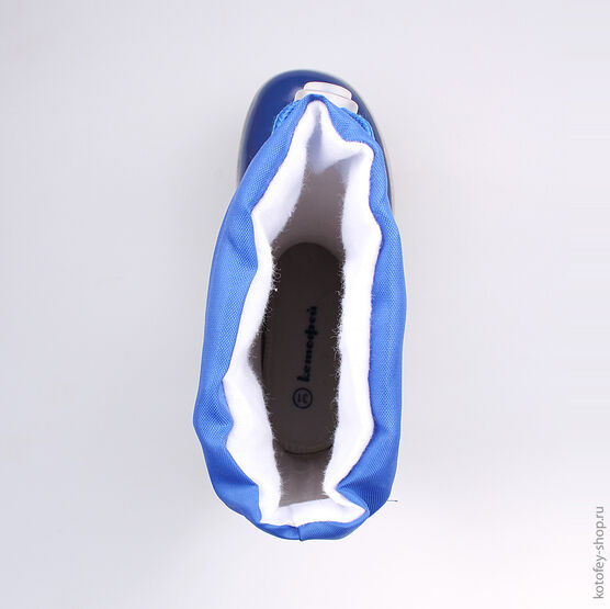 566118-11 Резиновые сапоги для мальчики светло-синий фото №4