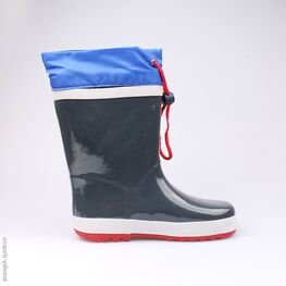 566120-11 Резиновые сапоги для мальчики сер-син фото №2