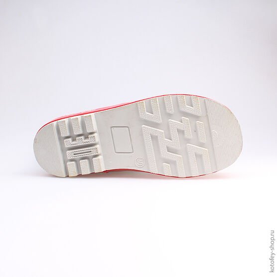 566122-11 Резиновые сапоги для девочки син-кра фото №3