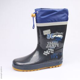 566124-11 Резиновые сапоги для мальчики светло-синий