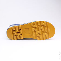 566124-11 Резиновые сапоги для мальчики светло-синий фото №3