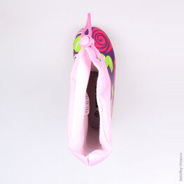 566127-11 Резиновые сапоги для девочки роз-фио фото №4