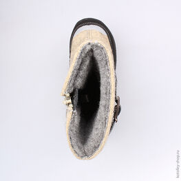 567037-42 Валенки для мальчики серый фото №4