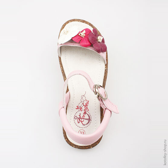 622043-21 Босоножки для девочки розовый фото №4