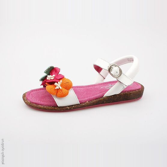 622043-22 Босоножки для девочки бел-фук