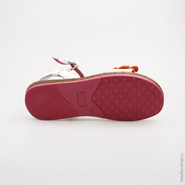 622043-22 Босоножки для девочки бел-фук фото №3