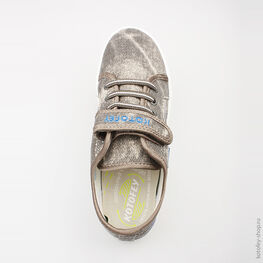 631041-11 Кеды для мальчики серый фото №4