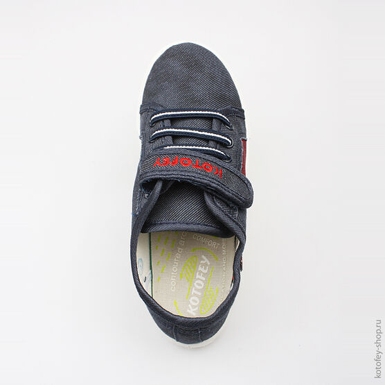 631047-11 Кеды для мальчики син-кра фото №4