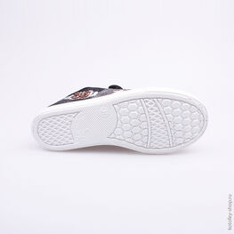 631047-12 Кеды для мальчики чер-сер фото №3