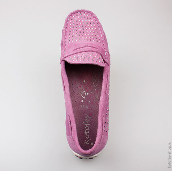 632145-21 Туфли для девочки сиреневый фото №4