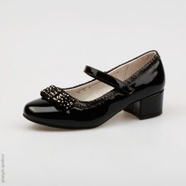 633015-21 Туфли для девочки черный