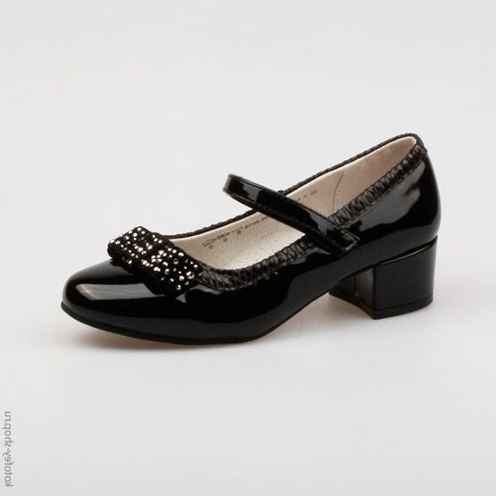 633015-21 Туфли для девочки черный