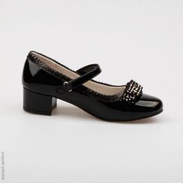 633015-21 Туфли для девочки черный фото №2