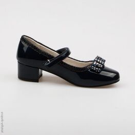 633015-22 Туфли для девочки светло-синий фото №2