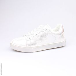 633019-11 Полуботинки для девочки серебряный