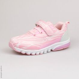 644067-71 Кроссовки для девочки роз-бел