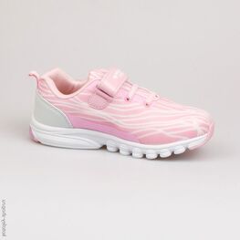 644067-71 Кроссовки для девочки роз-бел фото №2