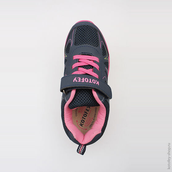 644072-73 Кроссовки для девочки светло-синий фото №4