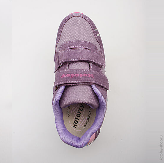 644091-72 Кроссовки для девочки сир-роз фото №4