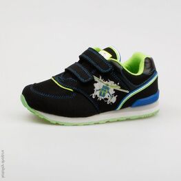 644093-72 Кроссовки для мальчики чер-син