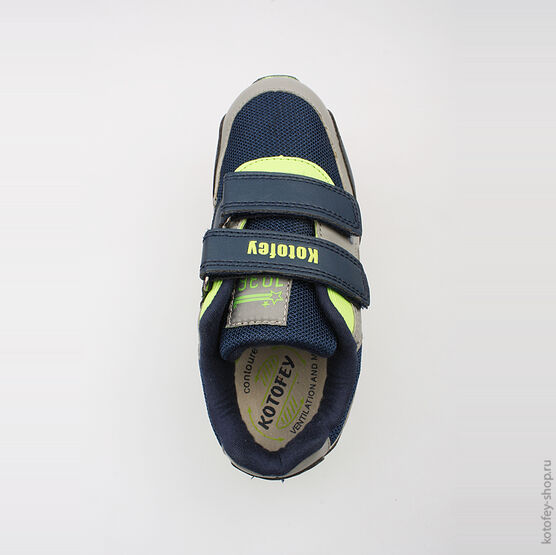 644097-74 Кроссовки для мальчики син-сер фото №4