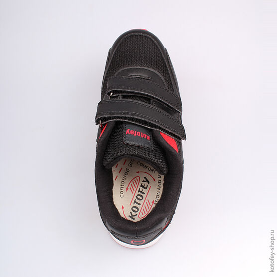 644097-78 Кроссовки для мальчики черно-красный фото №4
