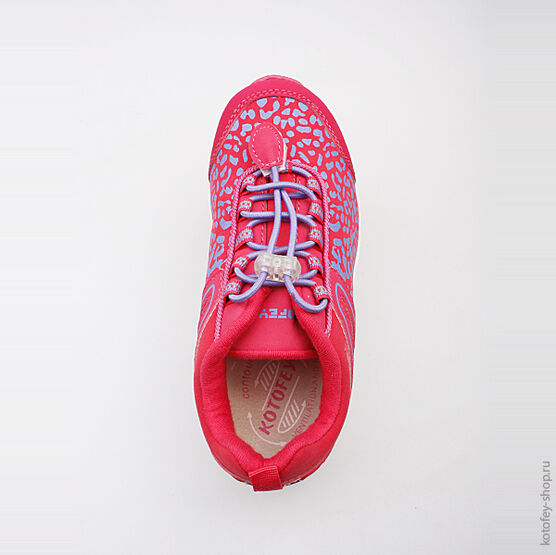 644103-71 Кроссовки для девочки фук-сир фото №4