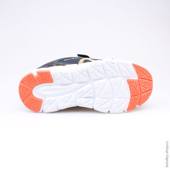 644115-72 Кроссовки для мальчики син-ора-жел фото №3