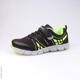 644116-71 Кроссовки для мальчики чер-сал