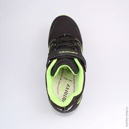 644116-71 Кроссовки для мальчики чер-сал фото №4