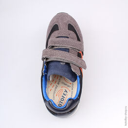 644126-71 Кроссовки для мальчики син-сер фото №4