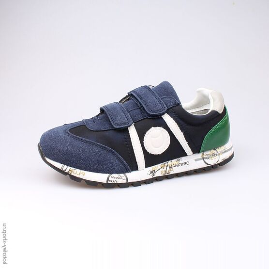 644126-73 Кроссовки для мальчики син-зел