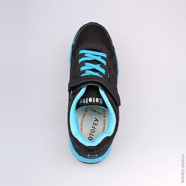 644133-72 Кроссовки для мальчики чер-гол фото №4