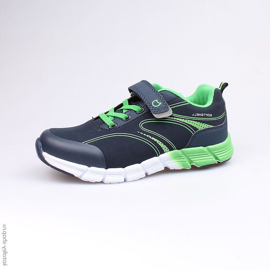 644140-71 Кроссовки для мальчики син-зел