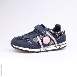 644143-71 Кроссовки для девочки светло-синий