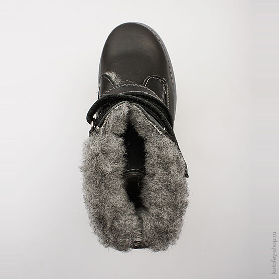 652048-42 Сапожки для мальчики черный фото №4