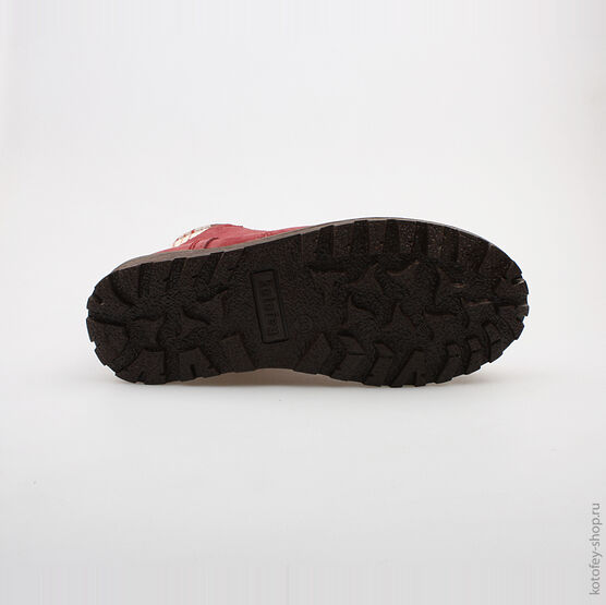 652052-32 Ботинки для девочки бордовый фото №3