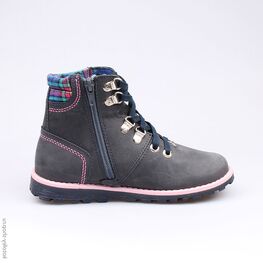 652052-33 Ботинки для девочки светло-синий фото №2